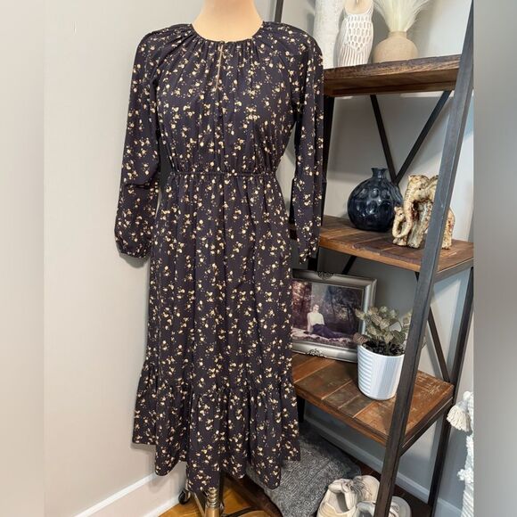 NWT RAILS Sal Romantic Floral Peasant Midi Dress Women’s SIZE SMALL - Picture 4 of 16